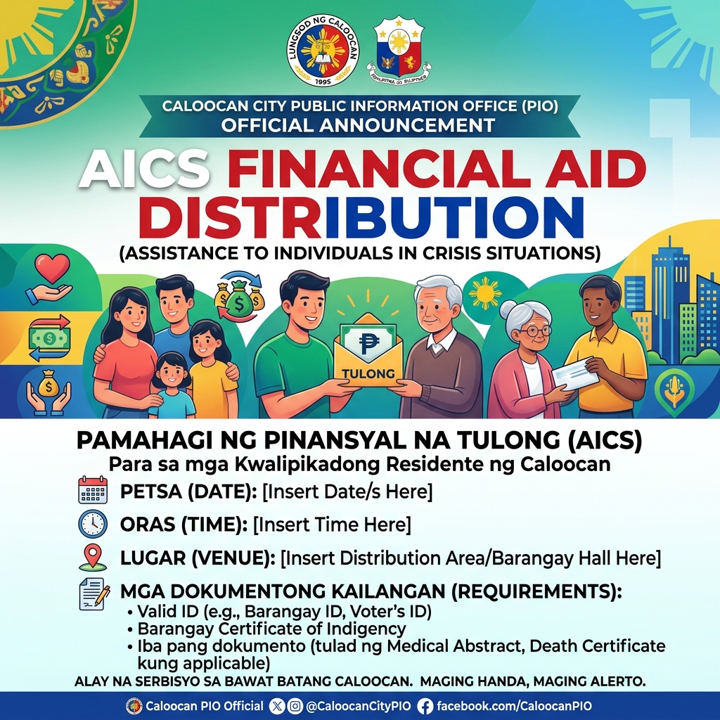 AICS Aid Announcement