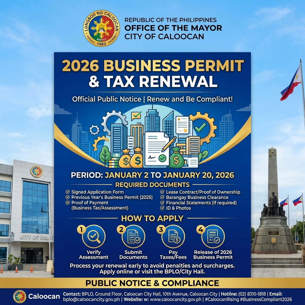 Business Permit Renewal Announcement